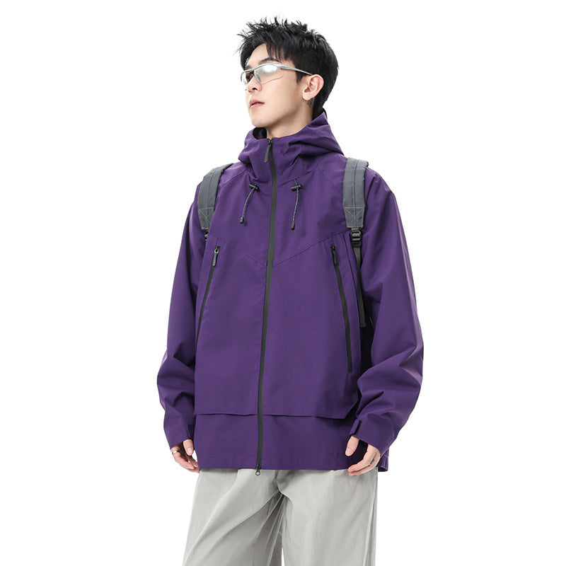 American-style Functional Comfortable Windproof And Waterproof Shell Jacket
