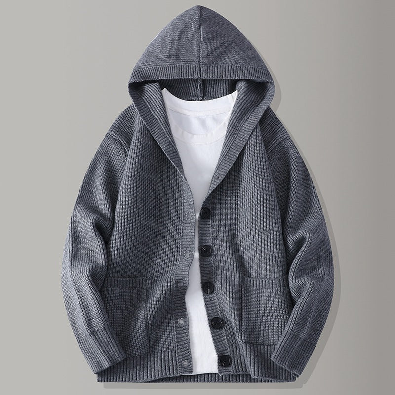Cozy Lapel Sweater Cardigan