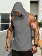 Breathable Lightweight Sweat-wicking Training Tight-fitting Hooded Vest