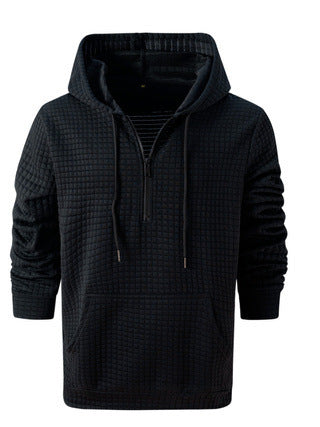 Stylish Plaid Men's Hoodie
