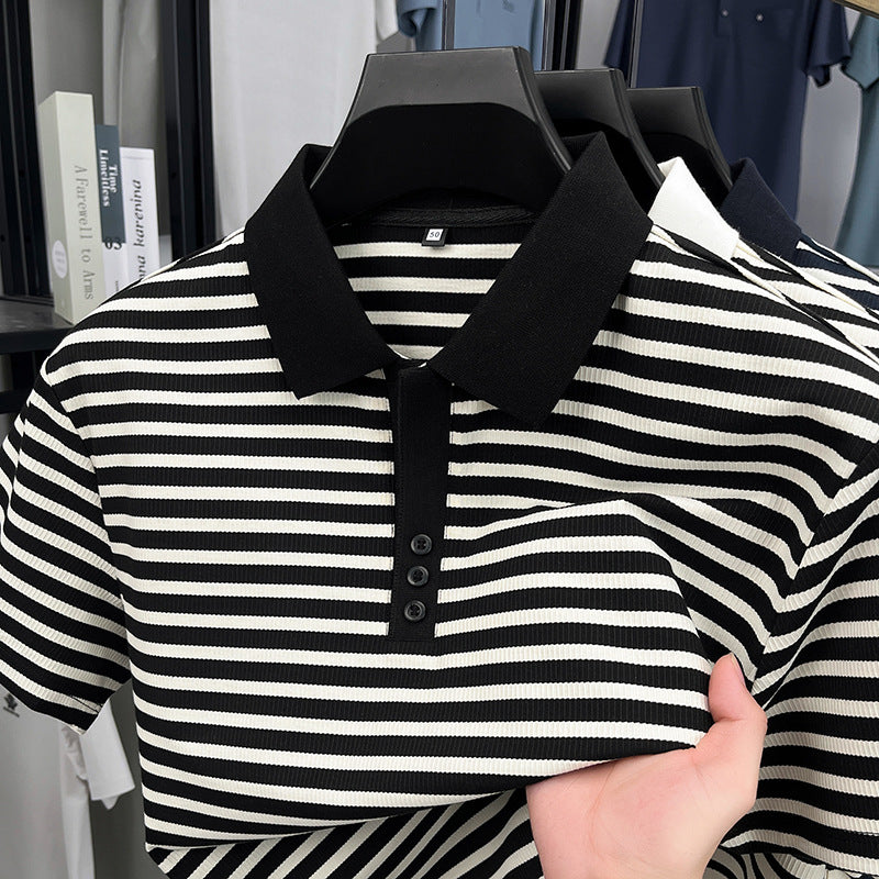 Loose Harajuku Style Hong Kong Style Half Sleeve Top