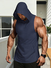 Breathable Lightweight Sweat-wicking Training Tight-fitting Hooded Vest