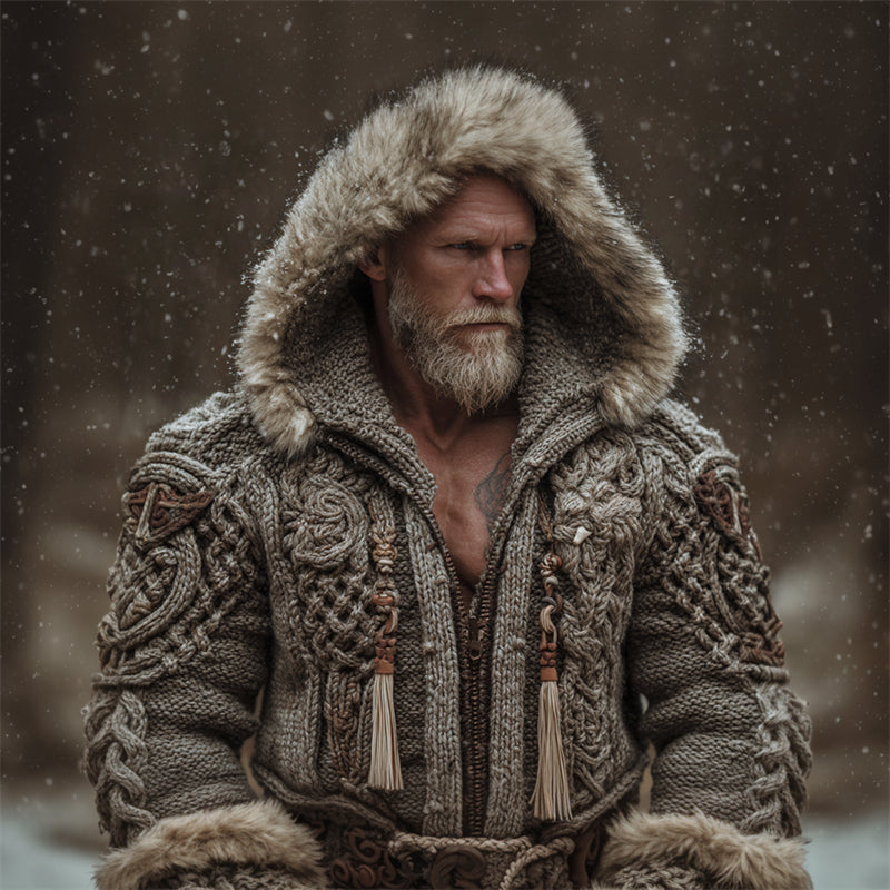 Men's Casual Printed Hoodie With No Pockets