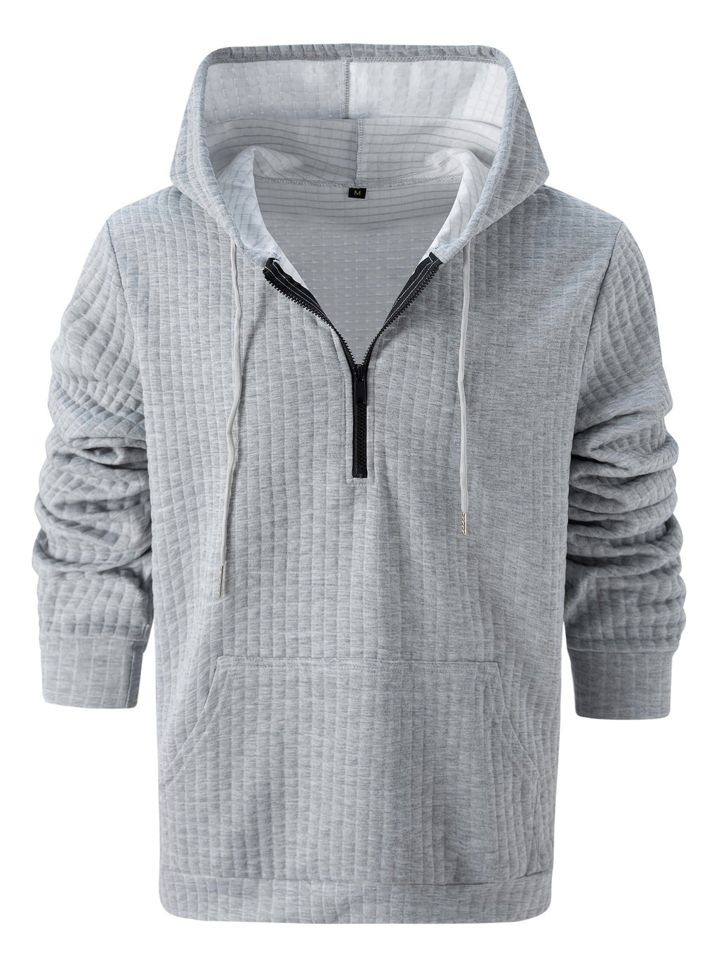 Stylish Plaid Men's Hoodie