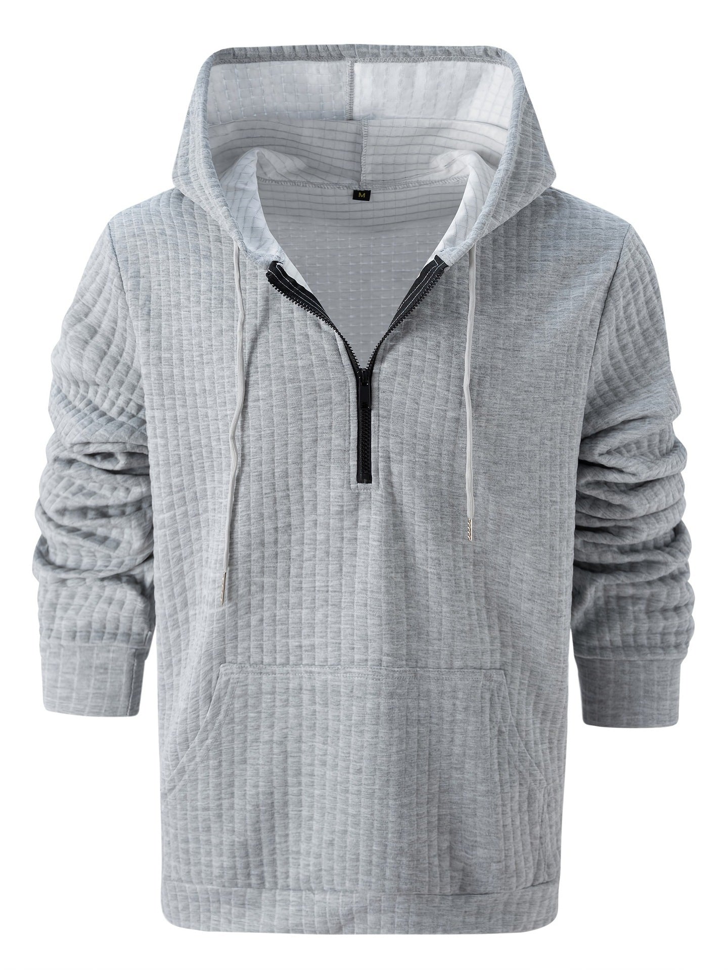 Stylish Plaid Men's Hoodie
