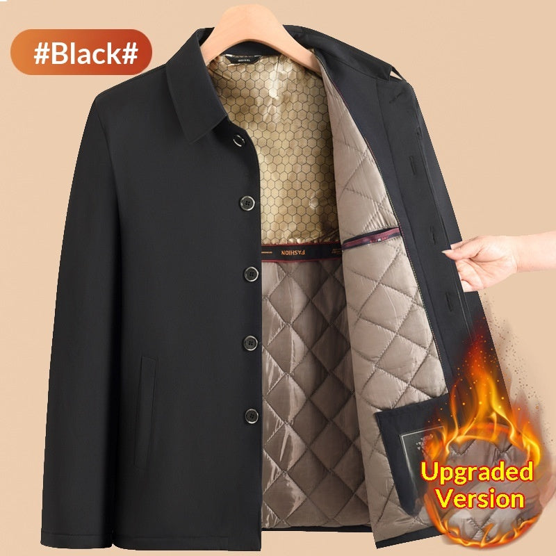 Mens Thickened Graphene Padded Jacket For Fall And Winter