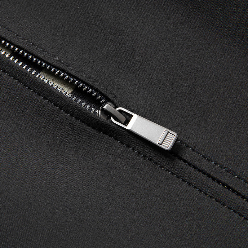 Mens Plus-Size Business-Casual Classic Lapel Jacket