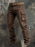 Retro Work Pants For Men In The Punk Style Inspired By Europe And America