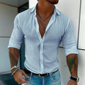Sleek, Solid-color Business Shirt Thats Easy To Style