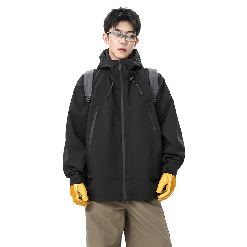 American-style Functional Comfortable Windproof And Waterproof Shell Jacket