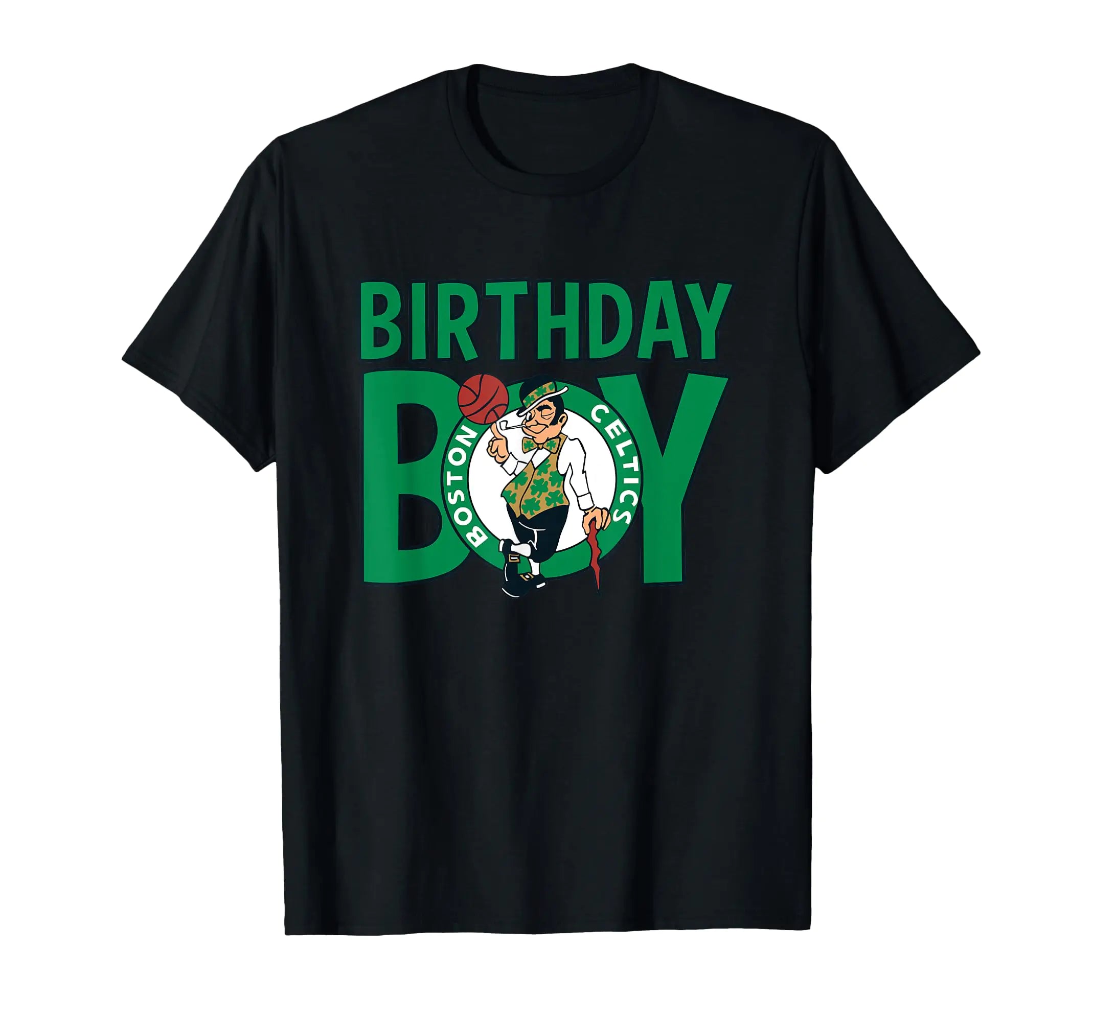 NBA Birthday Boy Vintage Retro Boston Celtics Logo T-Shirt