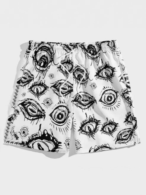 Casual Hawaiian Vacation Shorts For Summer