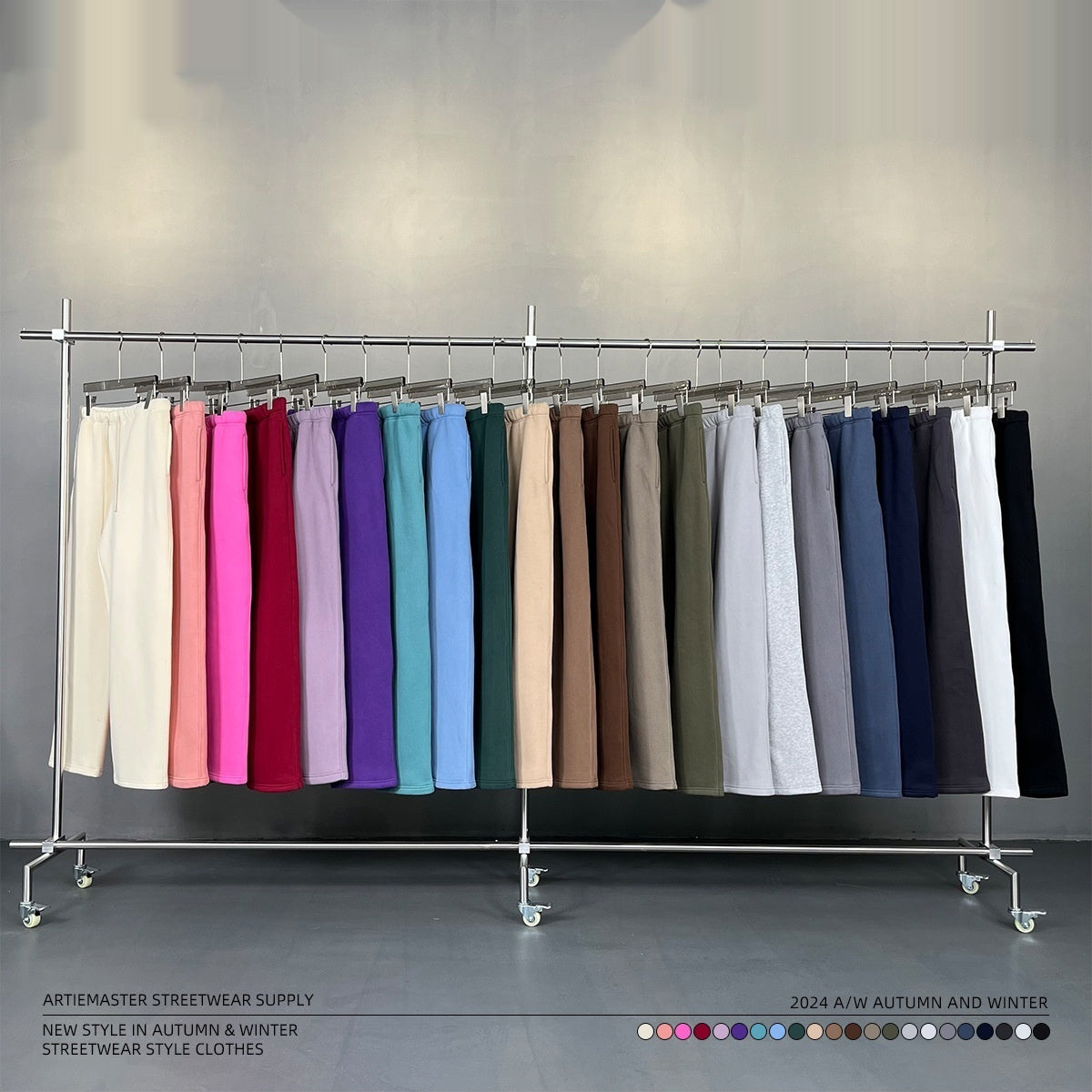 Mens Loose-Fit Fleece Lined Sweatpants