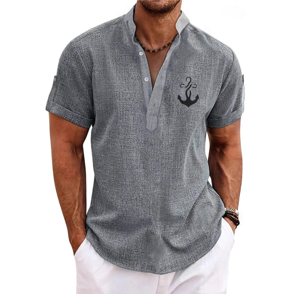 Stylish 3D Printed Polo Shirt