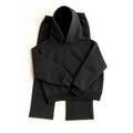 Men's Heavyweight Structured Hoodie - 3D Cut Sweatshirt with Adjustable Drawstring Hood and Ribbed Cuffs Hem