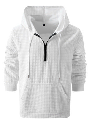 Stylish Plaid Men's Hoodie