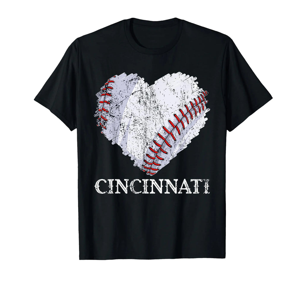 Cincinnati Retro Baseball Lover Game Day Men Boys Girls T-Shirt