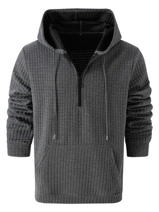 Stylish Plaid Men's Hoodie