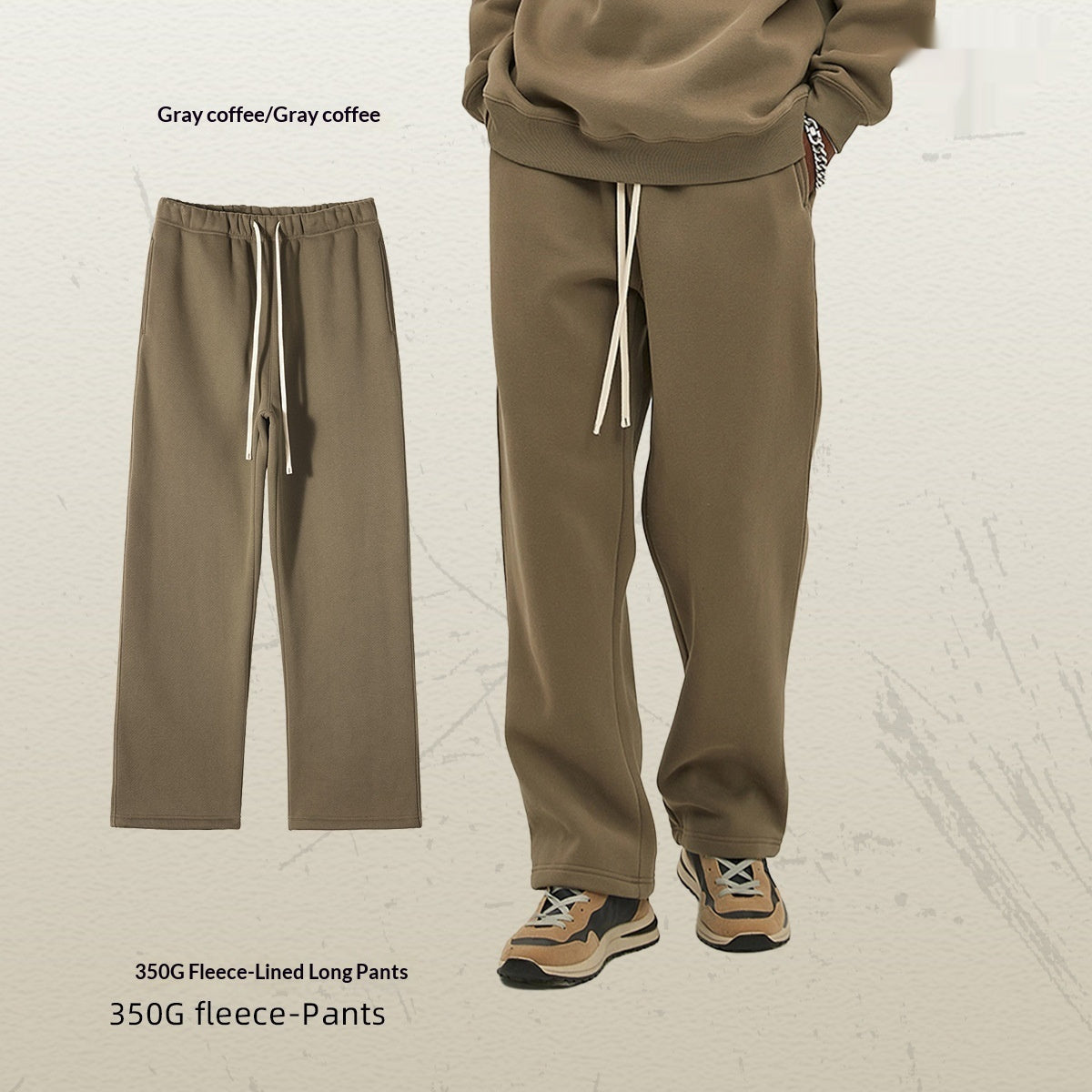 Mens Loose-Fit Fleece Lined Sweatpants