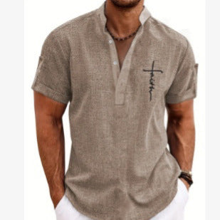 Stylish 3D Printed Polo Shirt