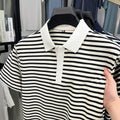 Loose Harajuku Style Hong Kong Style Half Sleeve Top