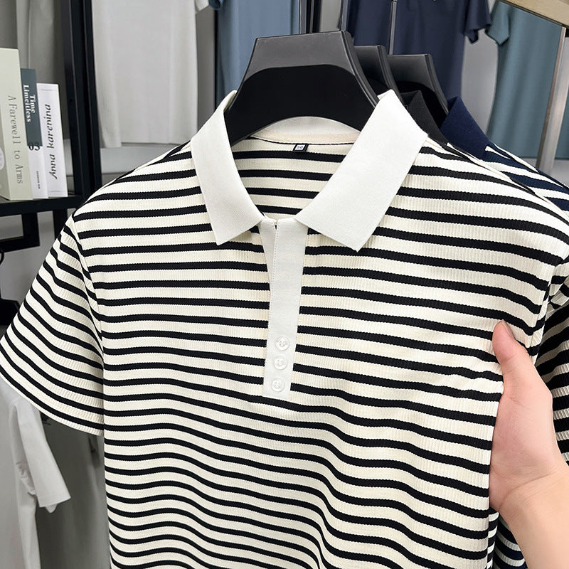 Loose Harajuku Style Hong Kong Style Half Sleeve Top