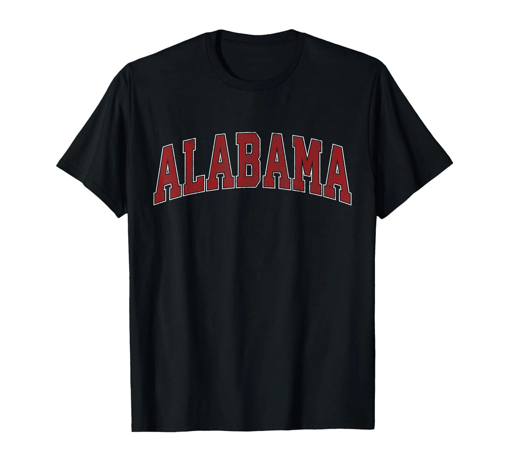 Alabama AL Vintage Sports Design Gifts Men Women Boy Girl T-Shirt