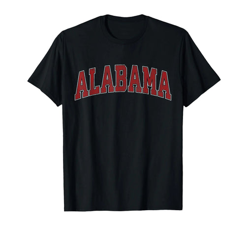 Alabama AL Vintage Sports Design Gifts Men Women Boy Girl T-Shirt